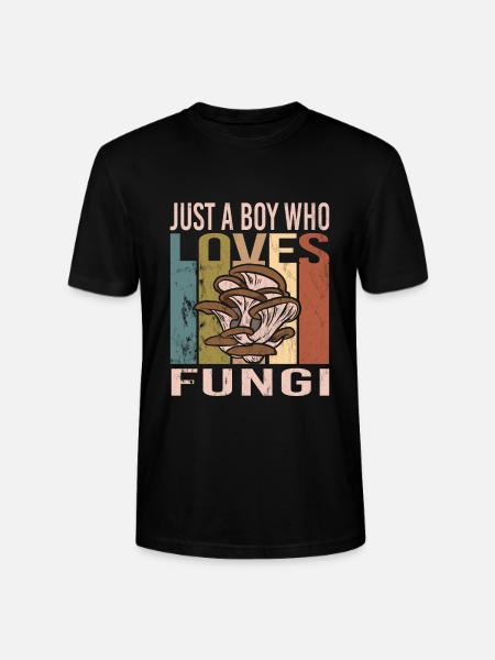 Mushroom picking - Stanley/Stella CRAFTER Unisex Organic T-Shirt - black