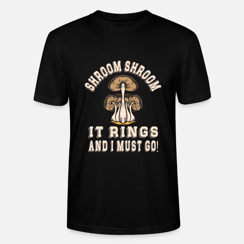 Cueillette de champignons - T-shirt bio CRAFTER Stanley Stella Unisexe - noir