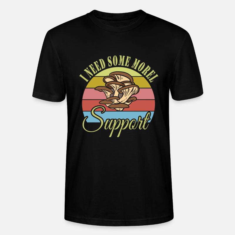 Cueillette de champignons - T-shirt bio CRAFTER Stanley Stella Unisexe - noir