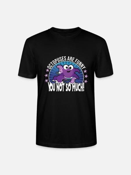 Octopus - Stanley/Stella CRAFTER Unisex Organic T-Shirt - black