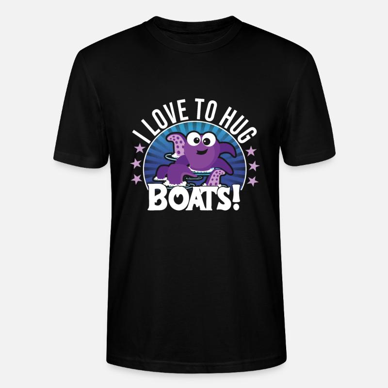 Oktopus - Stanley/Stella Unisex Bio-T-Shirt CRAFTER - Schwarz