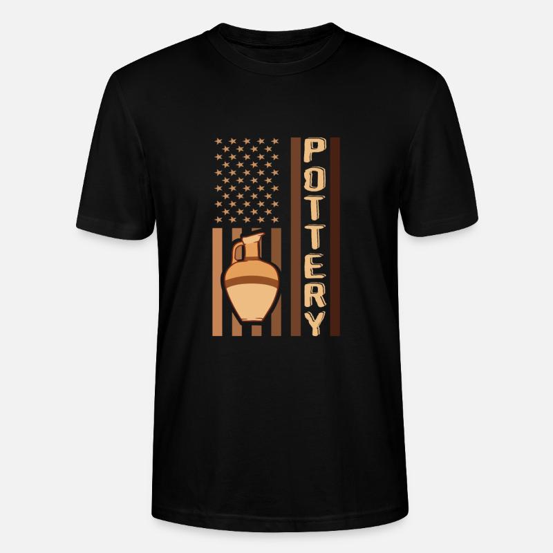 Töpfern - Stanley/Stella Unisex Bio-T-Shirt CRAFTER - Schwarz