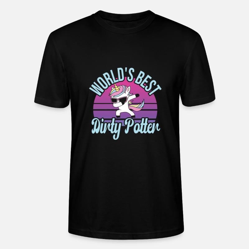 Make pottery - Stanley/Stella CRAFTER Unisex Organic T-Shirt - black