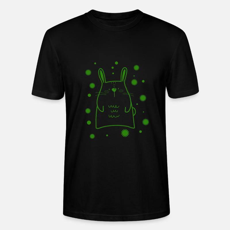 petit lapin - T-shirt bio CRAFTER Stanley Stella Unisexe - noir