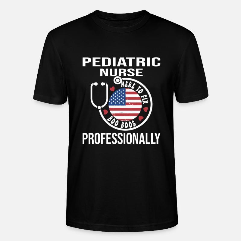Kinder Krankenschwester - Stanley/Stella Unisex Bio-T-Shirt CRAFTER - Schwarz