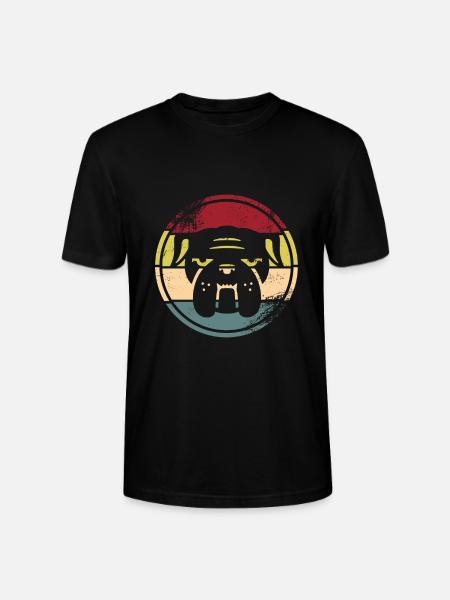 Bouledogue - T-shirt bio CRAFTER Stanley Stella Unisexe - noir