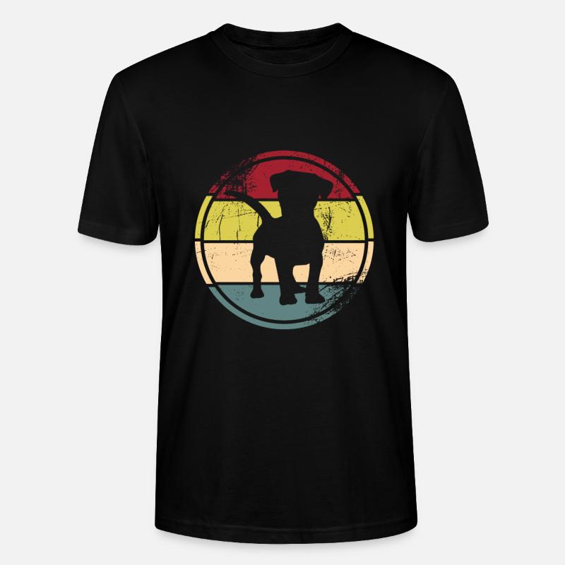 Jack Russel - Stanley/Stella Unisex Bio-T-Shirt CRAFTER - Schwarz
