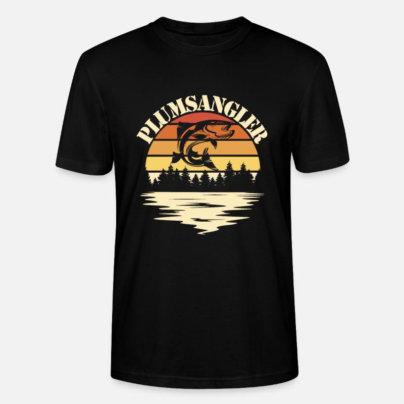 Pêche - T-shirt bio CRAFTER Stanley Stella Unisexe - noir