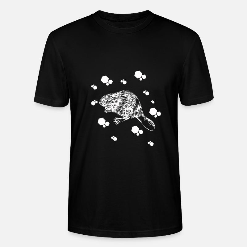 Marder - Hermelin - Wiesel - Stanley/Stella Unisex Bio-T-Shirt CRAFTER - Schwarz