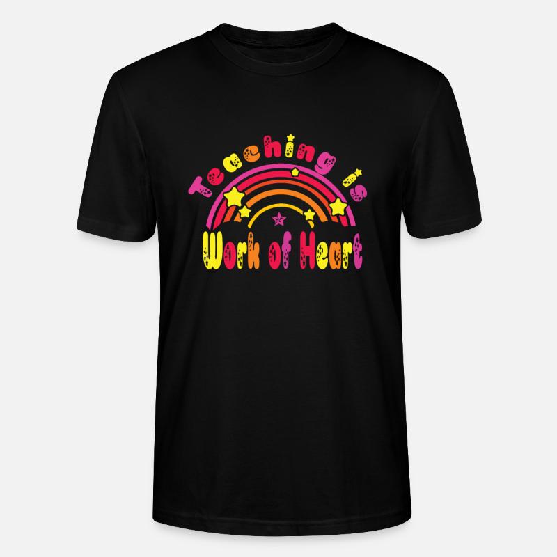 École maternelle - T-shirt bio CRAFTER Stanley Stella Unisexe - noir