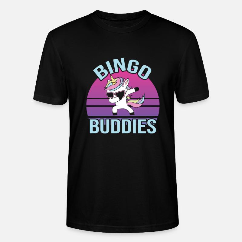 Bingo - Stanley/Stella Unisex Bio-T-Shirt CRAFTER - Schwarz
