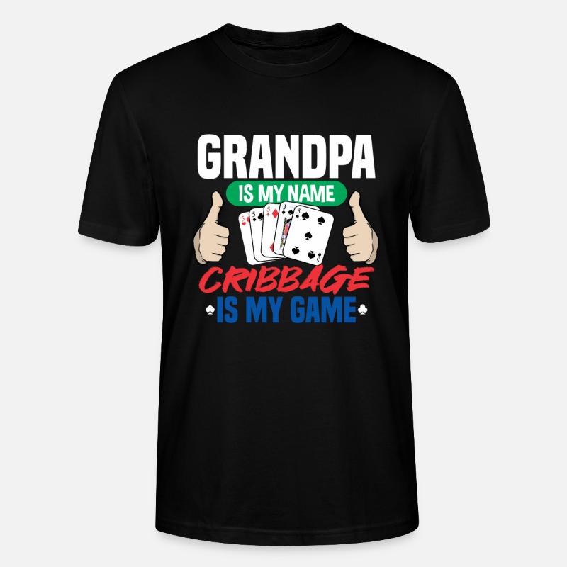 Cribbage - Stanley/Stella Unisex Bio-T-Shirt CRAFTER - Schwarz