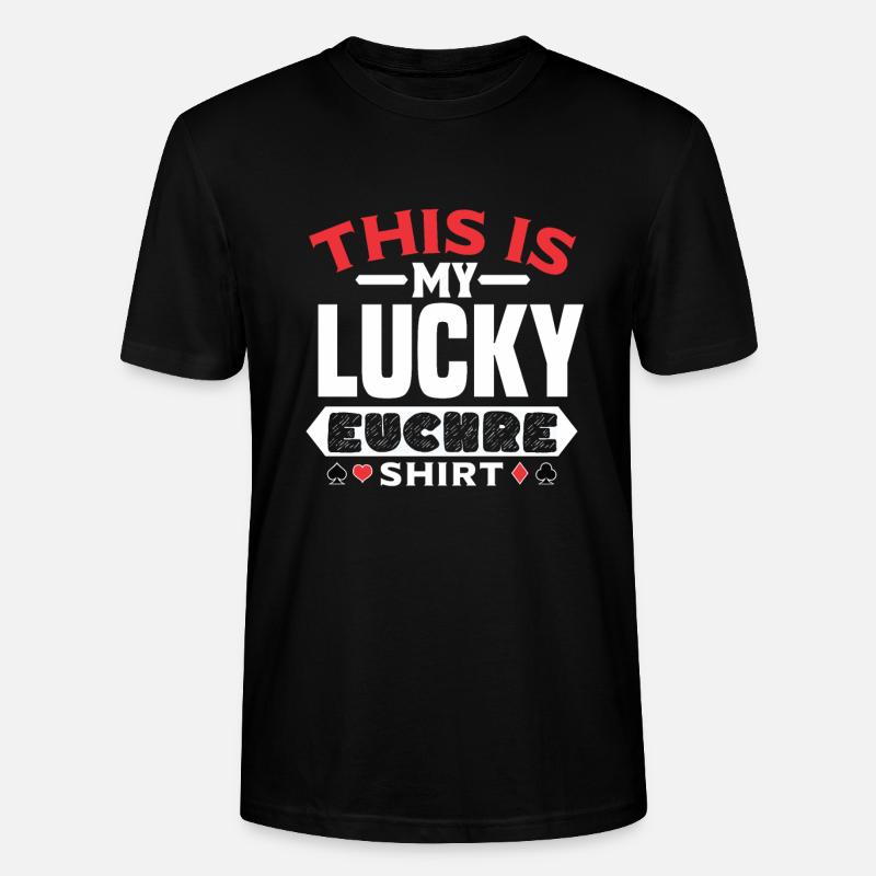 Euchre - T-shirt bio CRAFTER Stanley Stella Unisexe - noir