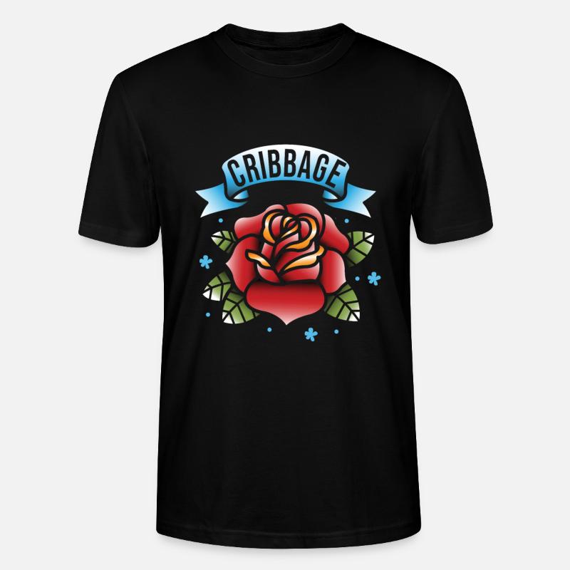 Cribbage - Stanley/Stella Unisex Bio-T-Shirt CRAFTER - Schwarz
