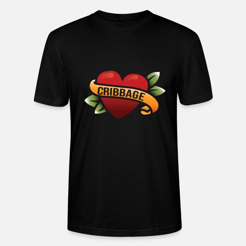 Cribbage - T-shirt bio CRAFTER Stanley Stella Unisexe - noir