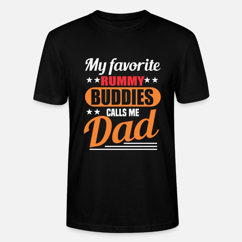 Rummy - Stanley/Stella Unisex Bio-T-Shirt CRAFTER - Schwarz