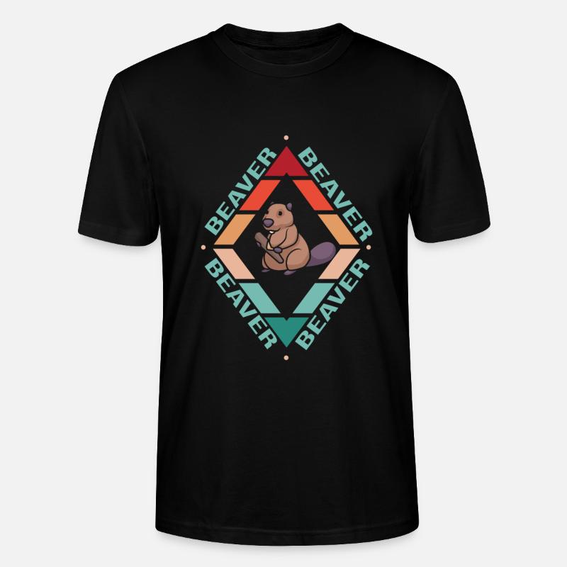 Biber - Stanley/Stella Unisex Bio-T-Shirt CRAFTER - Schwarz