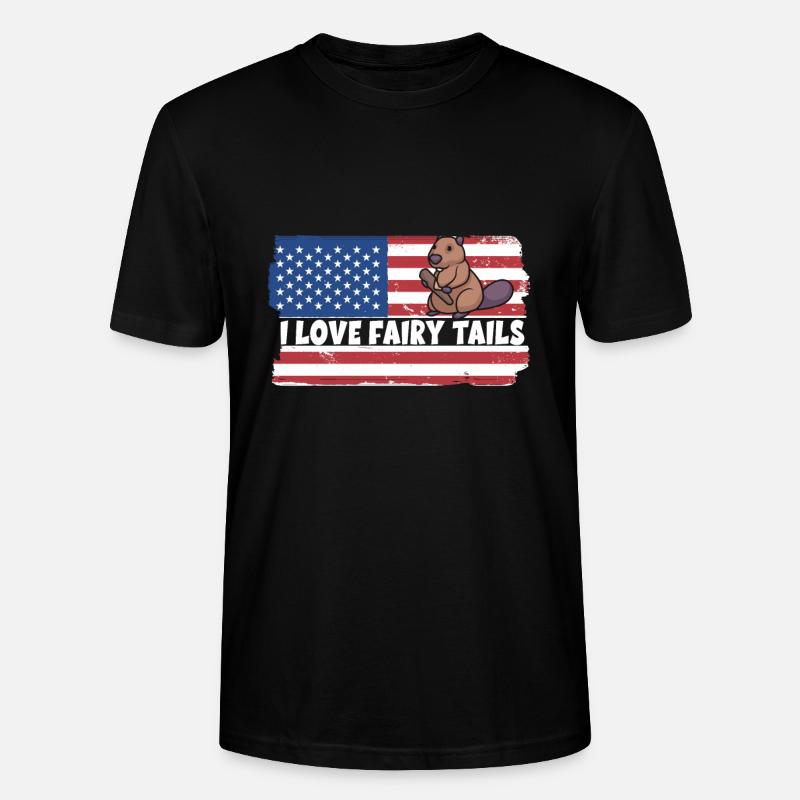 Castor - T-shirt bio CRAFTER Stanley Stella Unisexe - noir