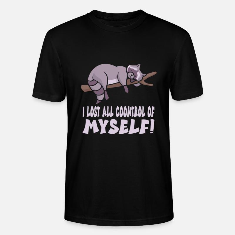 Waschbär - Stanley/Stella Unisex Bio-T-Shirt CRAFTER - Schwarz