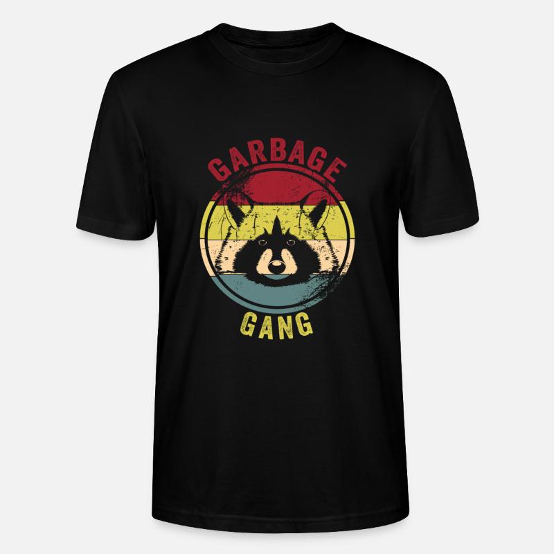 Waschbär - Stanley/Stella Unisex Bio-T-Shirt CRAFTER - Schwarz