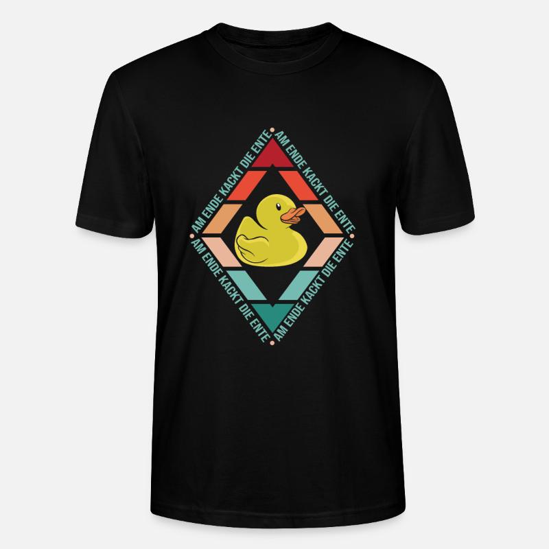 Ente - Stanley/Stella Unisex Bio-T-Shirt CRAFTER - Schwarz