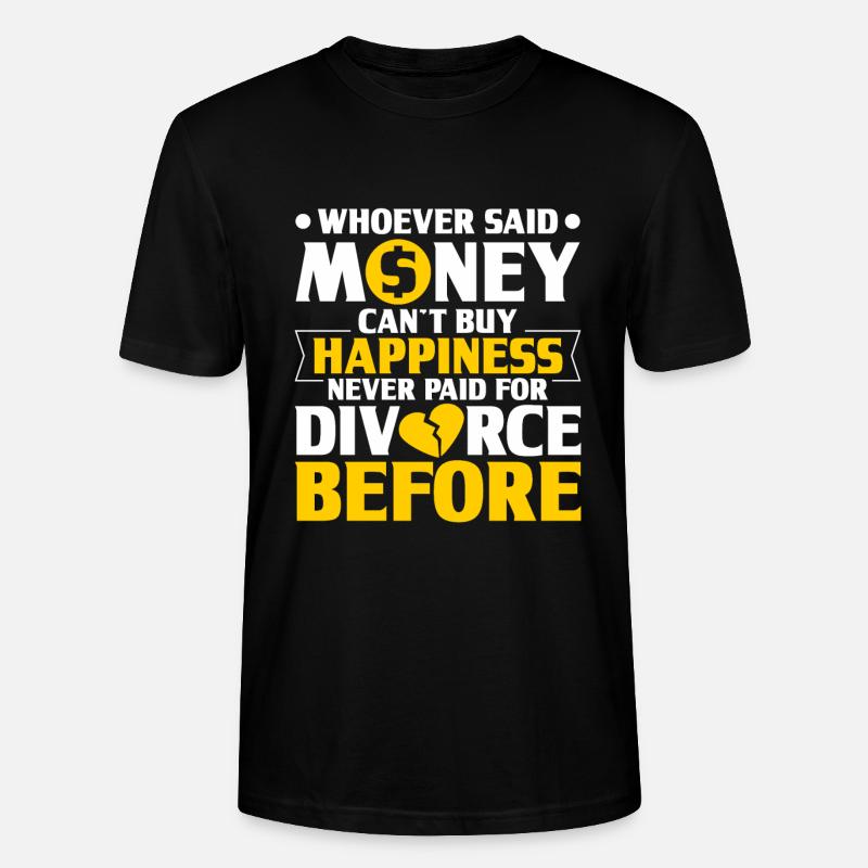 Scheidung - Stanley/Stella Unisex Bio-T-Shirt CRAFTER - Schwarz