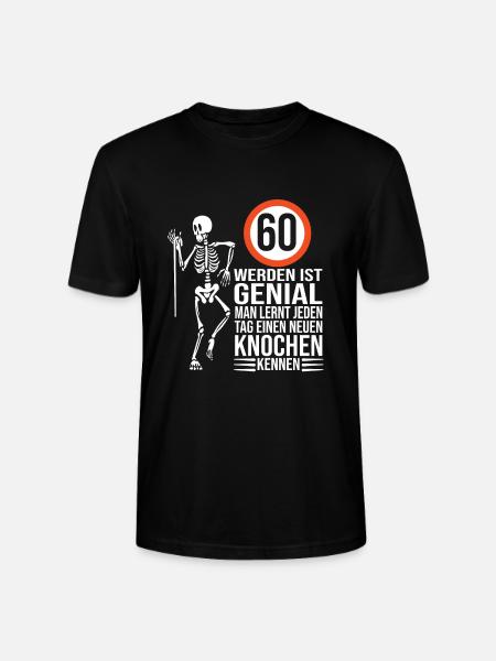 60.Geburtstag - Stanley/Stella Unisex Bio-T-Shirt CRAFTER - Schwarz