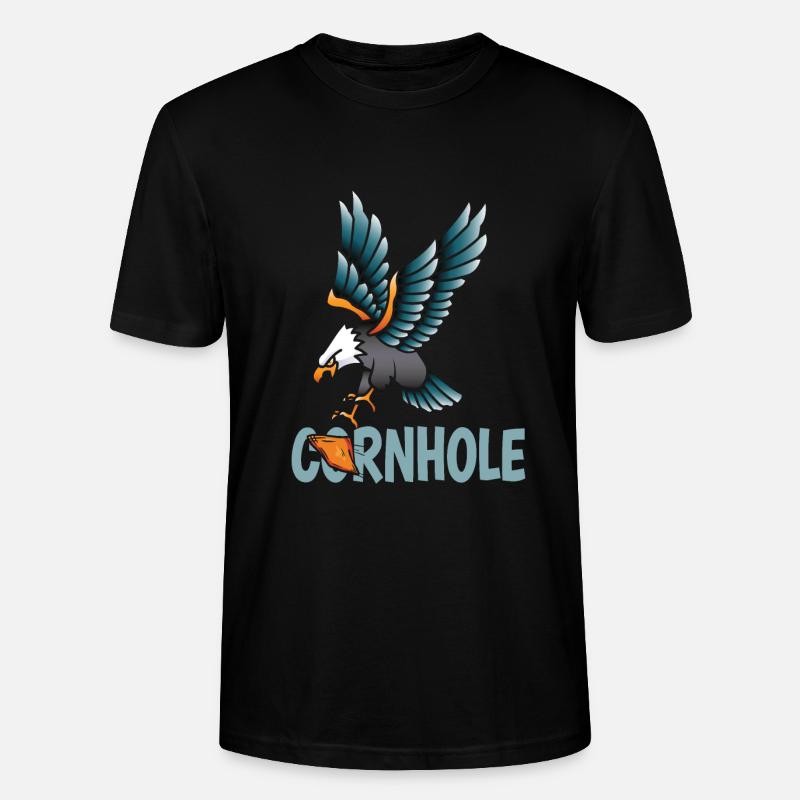 Cornhole - Stanley/Stella Unisex Bio-T-Shirt CRAFTER - Schwarz