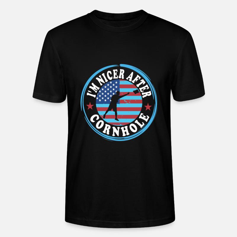 Cornhole - T-shirt bio CRAFTER Stanley Stella Unisexe - noir