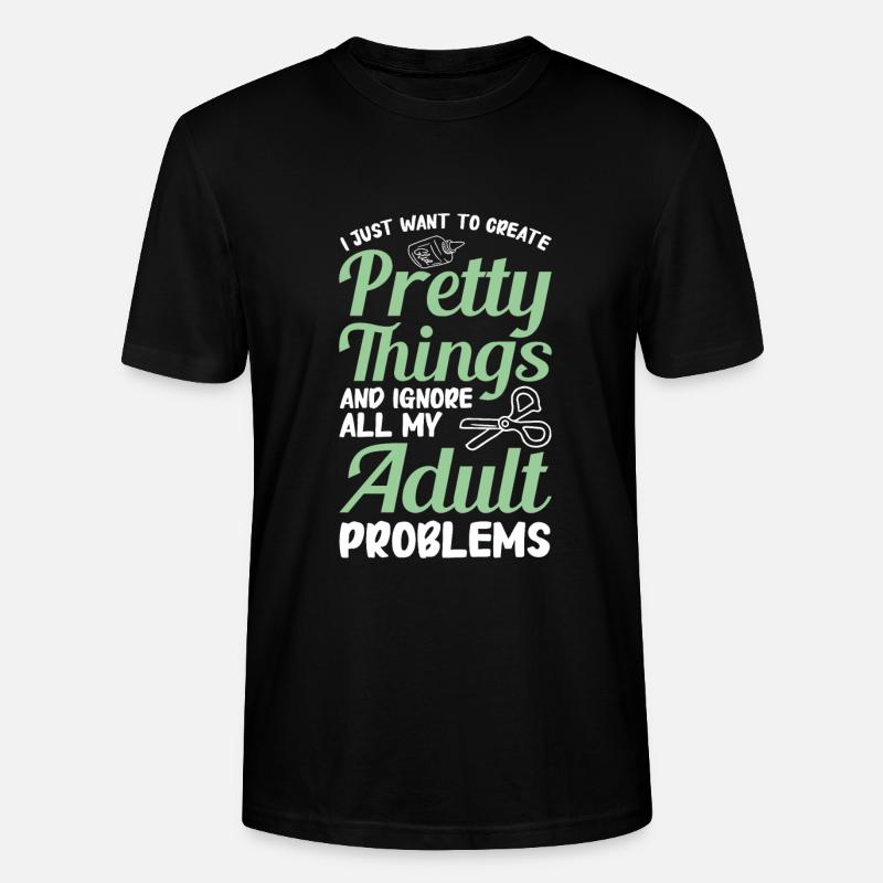 Faire de l’artisanat - T-shirt bio CRAFTER Stanley Stella Unisexe - noir