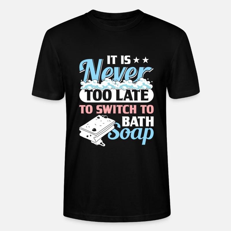 Faire du savon - T-shirt bio CRAFTER Stanley Stella Unisexe - noir
