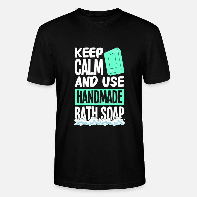 Faire du savon - T-shirt bio CRAFTER Stanley Stella Unisexe - noir