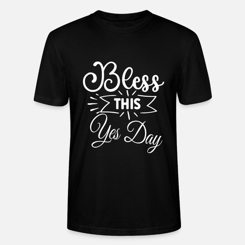 Yes Day - Stanley/Stella Unisex Bio-T-Shirt CRAFTER - Schwarz