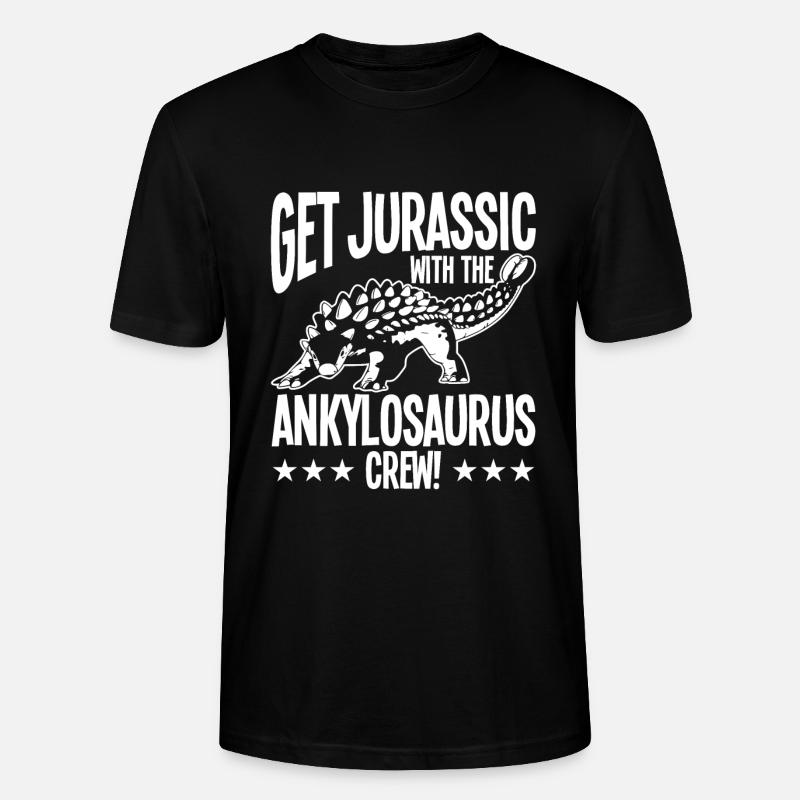 Dino - Stanley/Stella Unisex Bio-T-Shirt CRAFTER - Schwarz