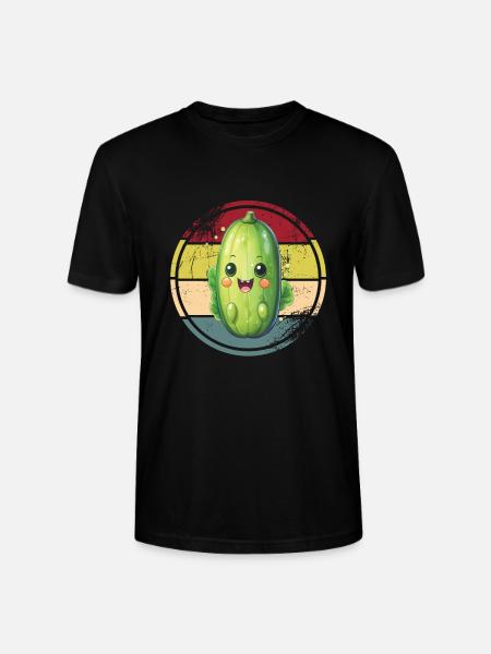 Cucumbers - Stanley/Stella CRAFTER Unisex Organic T-Shirt - black