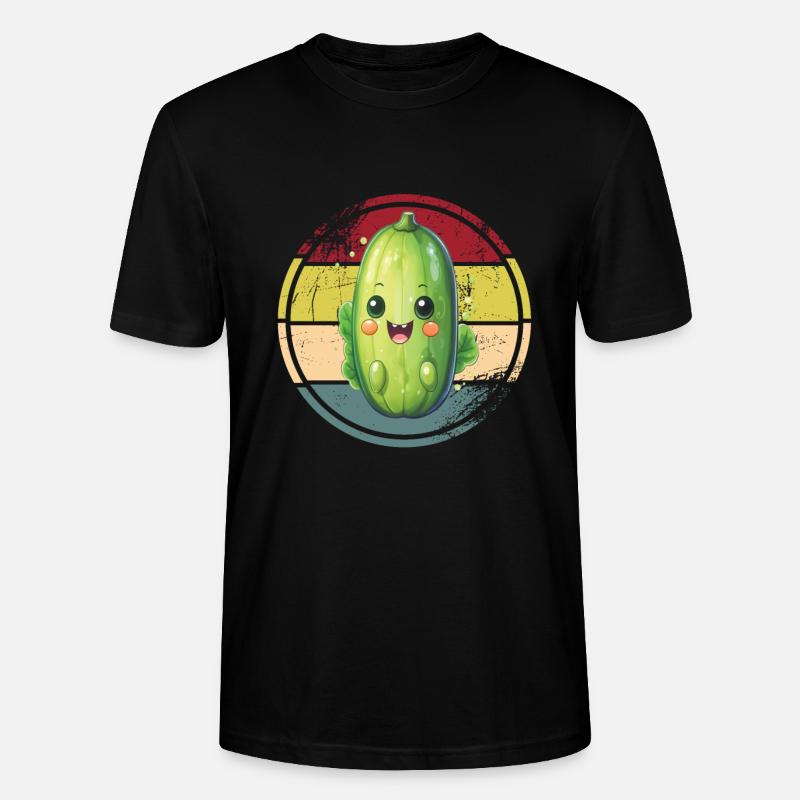 Concombres - T-shirt bio CRAFTER Stanley Stella Unisexe - noir