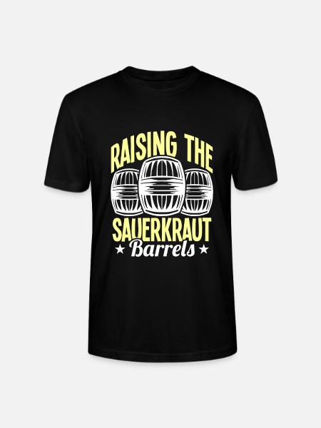 Sauerkraut - Stanley/Stella CRAFTER Unisex Organic T-Shirt - black