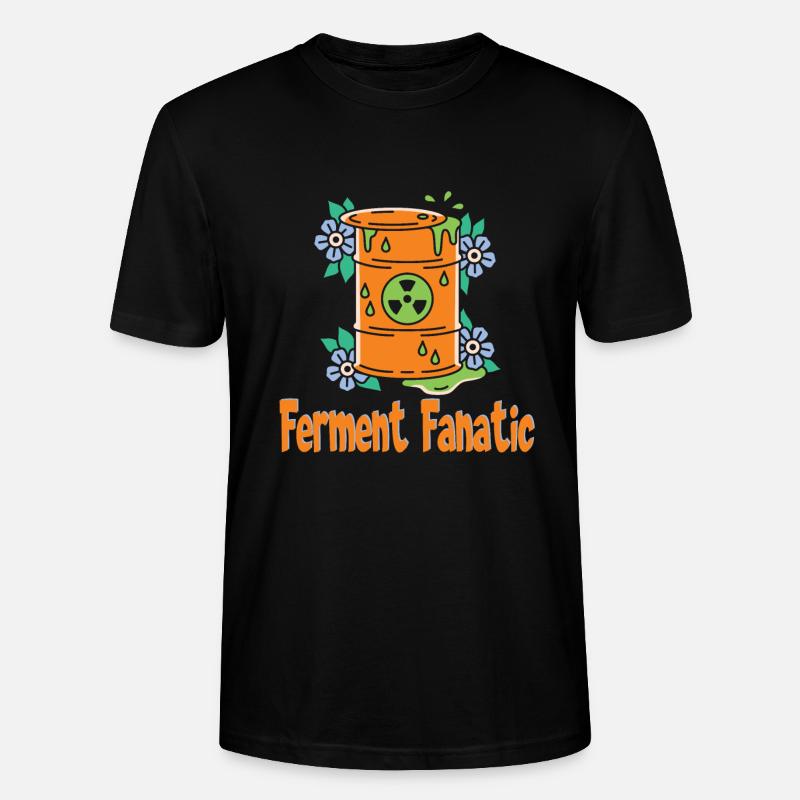 Fermentation - Stanley/Stella CRAFTER Unisex Organic T-Shirt - black