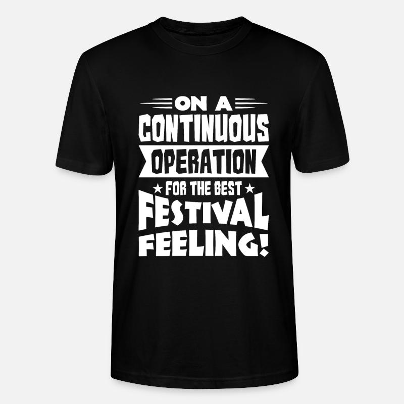 Festival - Stanley/Stella Unisex Bio-T-Shirt CRAFTER - Schwarz