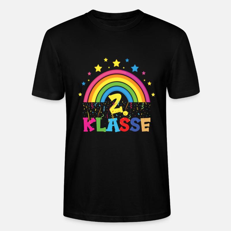 2. Schuljahr - Stanley/Stella Unisex Bio-T-Shirt CRAFTER - Schwarz
