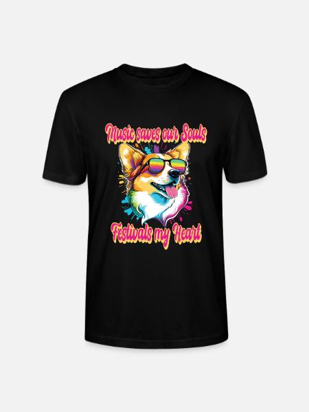 Festival - Stanley/Stella CRAFTER Unisex Organic T-Shirt - black