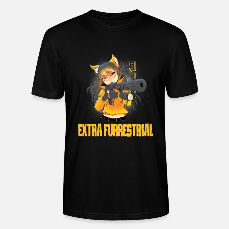 Fandom à fourrure - T-shirt bio CRAFTER Stanley Stella Unisexe - noir