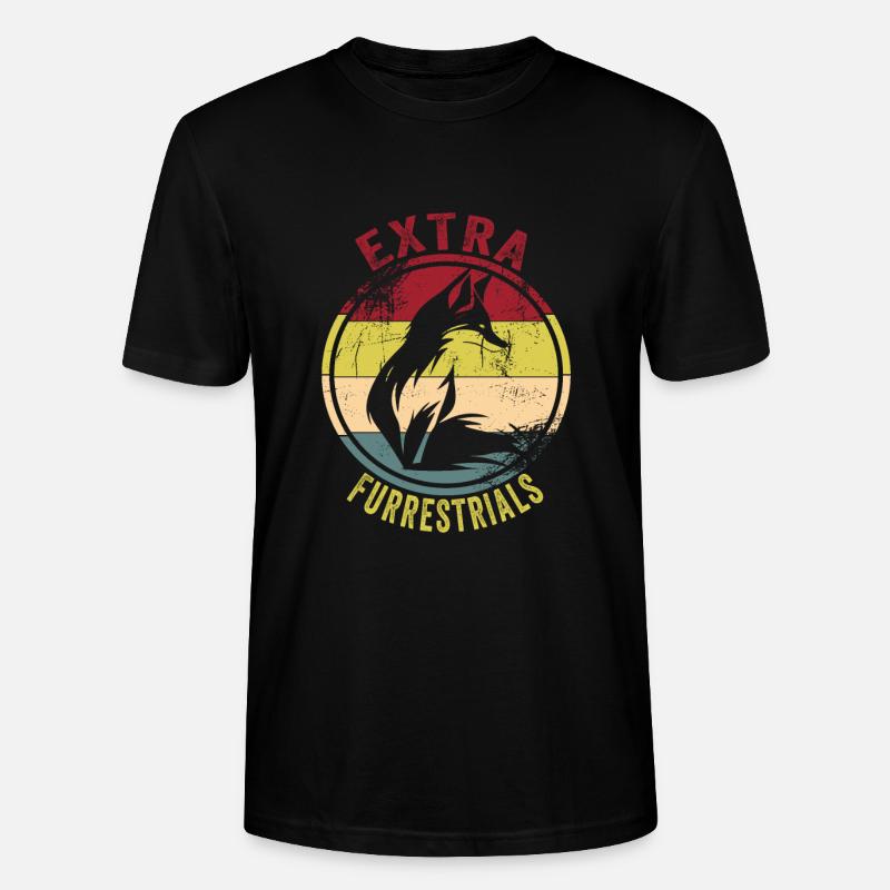 Fandom à fourrure - T-shirt bio CRAFTER Stanley Stella Unisexe - noir