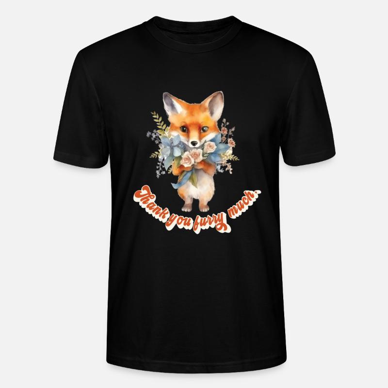 Fandom à fourrure - T-shirt bio CRAFTER Stanley Stella Unisexe - noir