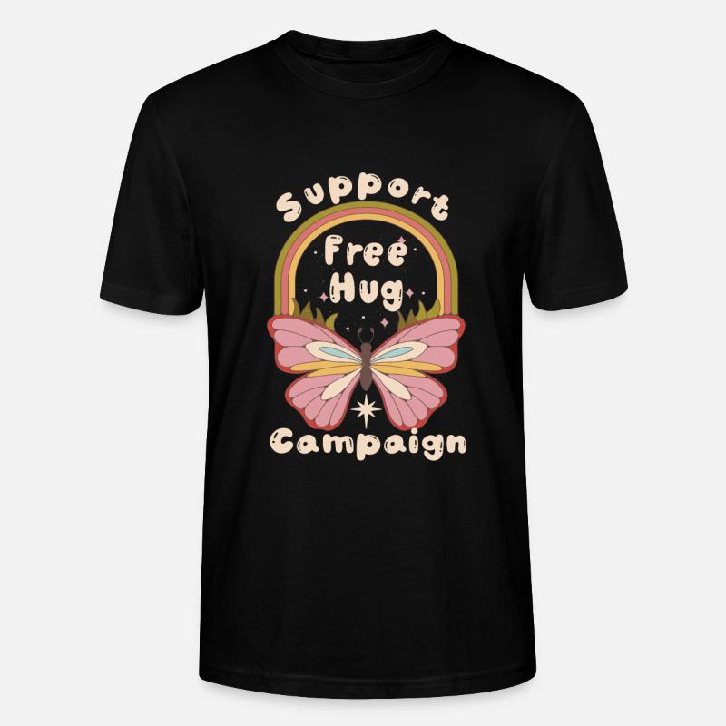 Hippie - Stanley/Stella Unisex Bio-T-Shirt CRAFTER - Schwarz
