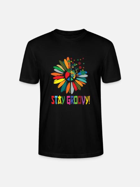 Hippy - Stanley/Stella CRAFTER Unisex Organic T-Shirt - black
