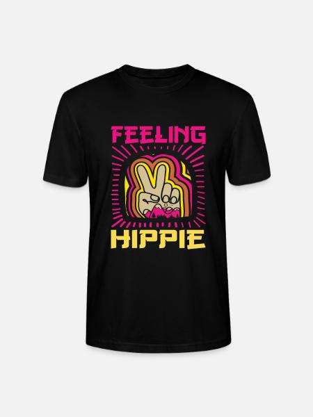 Hippy - Stanley/Stella CRAFTER Unisex Organic T-Shirt - black
