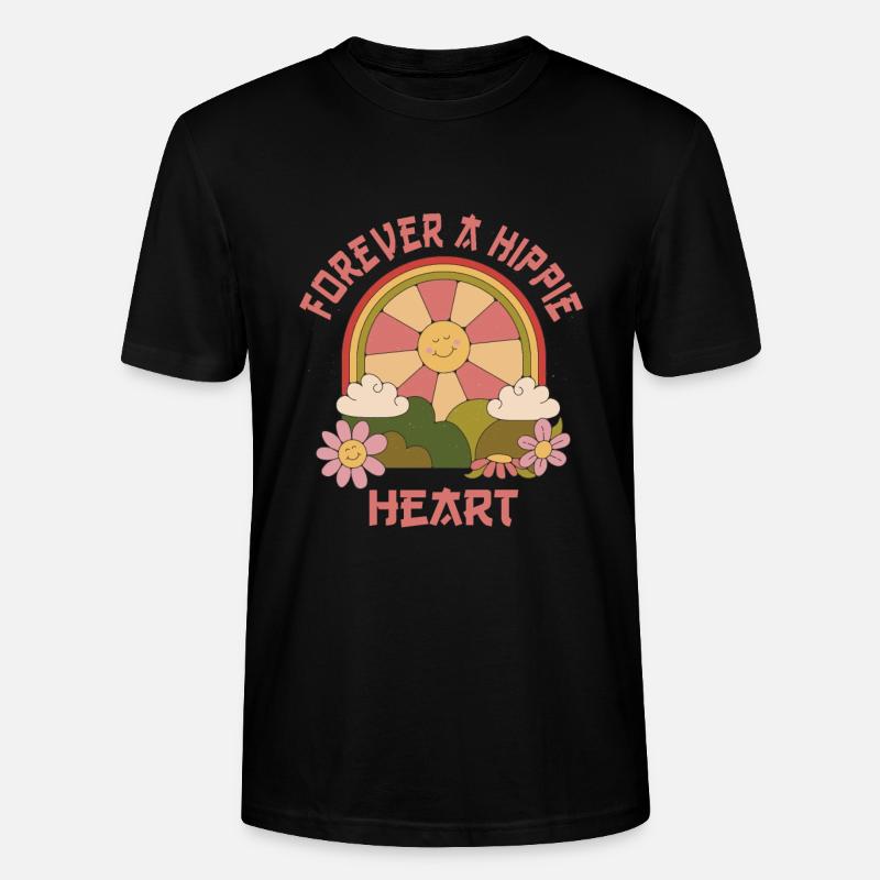Hippie - Stanley/Stella Unisex Bio-T-Shirt CRAFTER - Schwarz