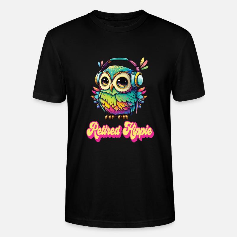 Hippie - Stanley/Stella Unisex Bio-T-Shirt CRAFTER - Schwarz