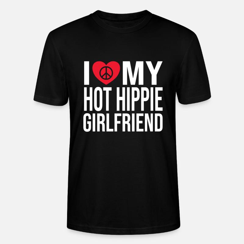 Hippie - Stanley/Stella Unisex Bio-T-Shirt CRAFTER - Schwarz